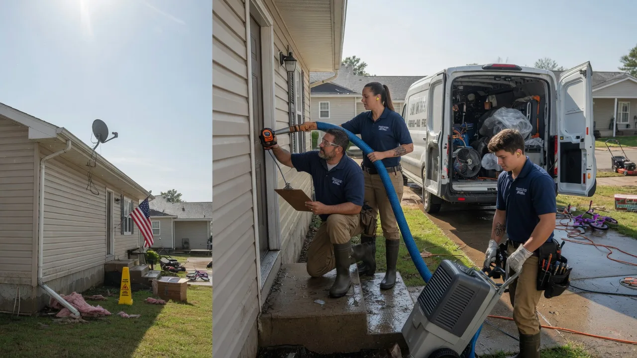 Ceiling Water Damage Restoration in Delaplaine, AR near me
